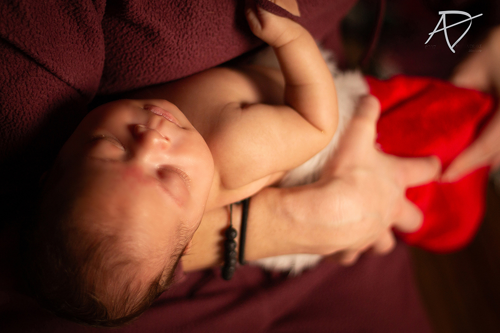 Newborn baby portrait